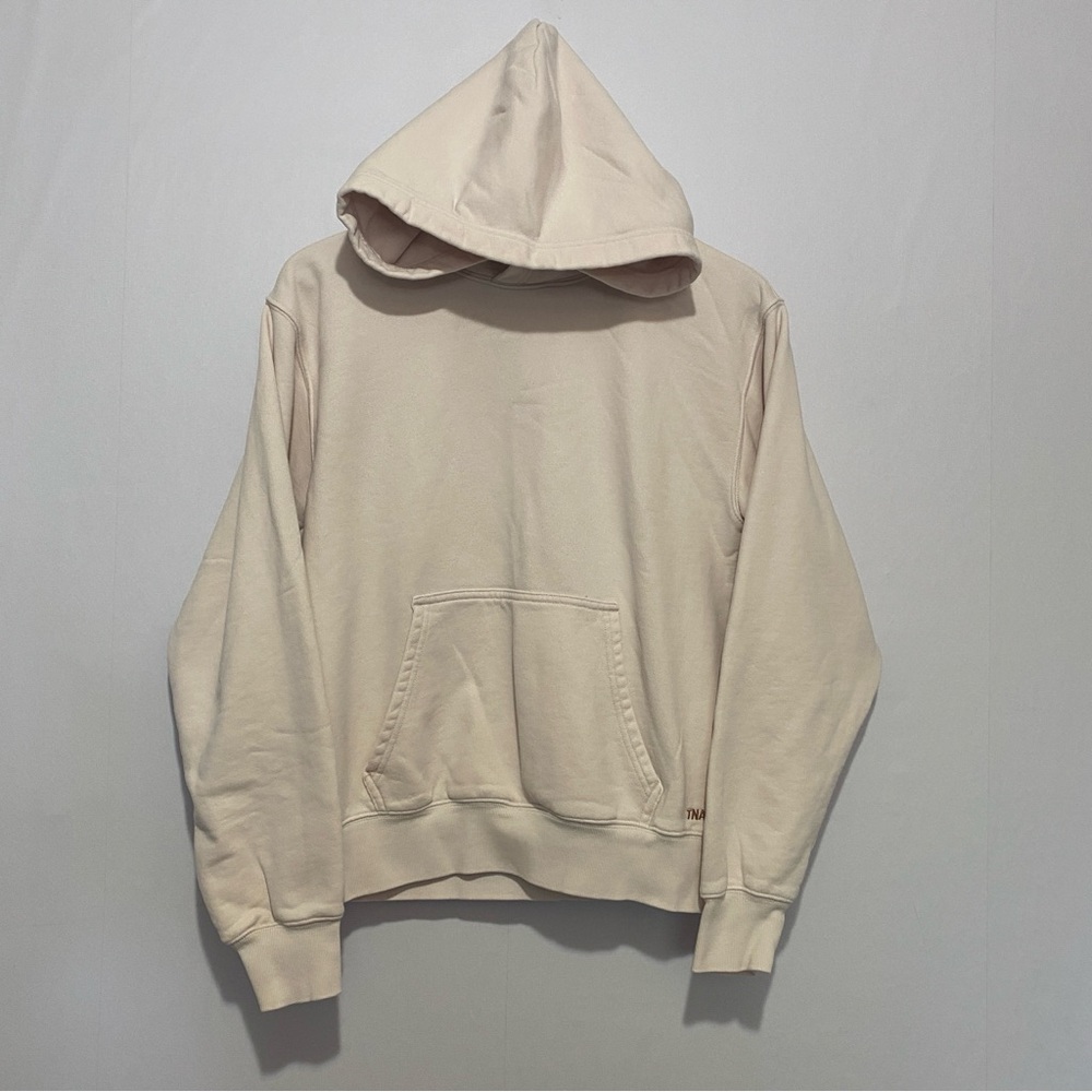 TNA Sweatfleece Terry Fleece Hoodie XS Cream Beige Perfect Fit Casual Comfy - Picture 2 of 10